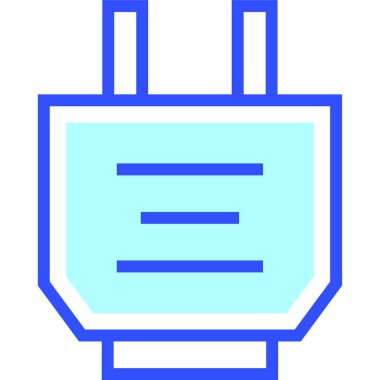 Fiş. Web simgesi basit illüstrasyon 