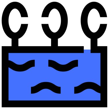 yol simgesi vektör illüstrasyonu