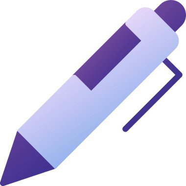 Kalem. Web simgesi basit illüstrasyon