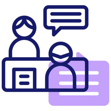 kullanıcı iletişimi, sohbet sohbet illüstrasyonu