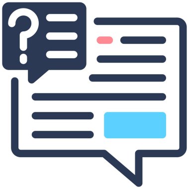 Modern simge, vektör illüstrasyonuna sor