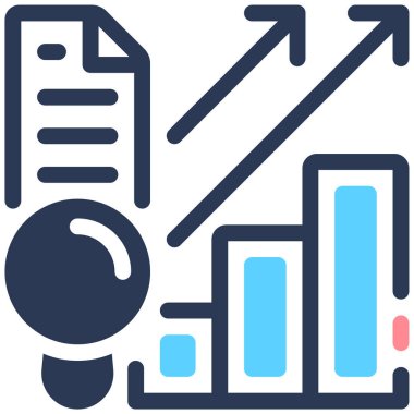 Araştırma Web simgesi basit illüstrasyon