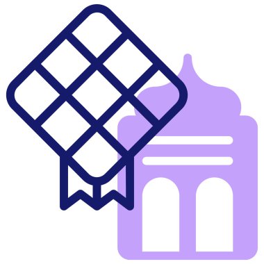 Çikolata. Web simgesi basit illüstrasyon