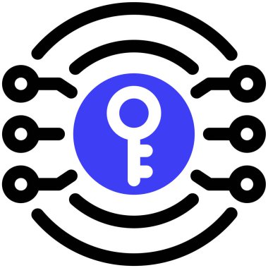 Anahtar. Web simgesi basit illüstrasyon 