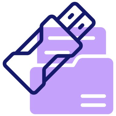 veritabanı. Web simgesi basit illüstrasyon