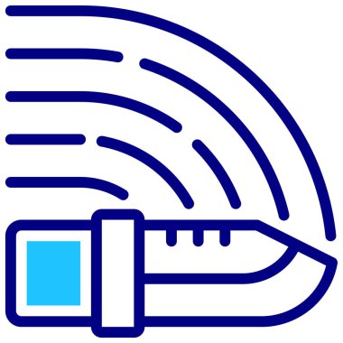 Bıçak. Web simgesi vektör illüstrasyonu