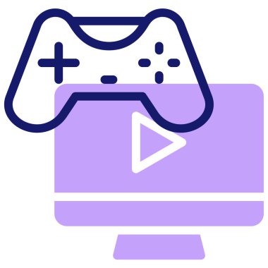 oyun simgesi vektör çizimi