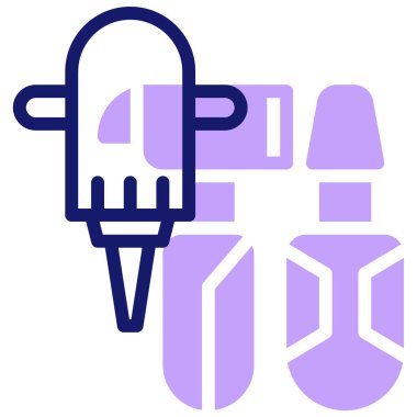 çekiç simgesi, vektör illüstrasyonu basit tasarım