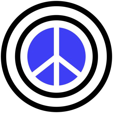 Huzur. Web simgesi basit tasarım 