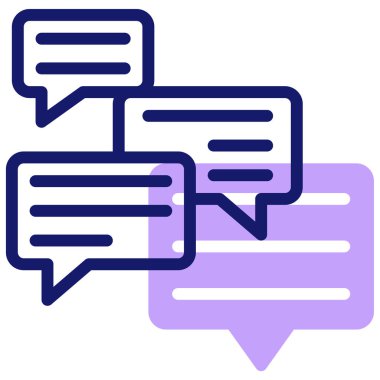 İletişim, vektör illüstrasyonu basit tasarım