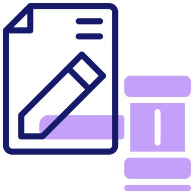 fikri özellik simgesi, vektör illüstrasyonu basit tasarım