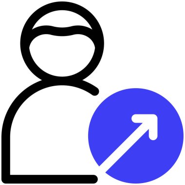 koçluk simgesi, vektör illüstrasyonu basit tasarım