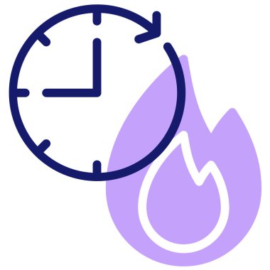 Bitiş tarihi, zaman yönetimi, vektör illüstrasyonu