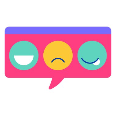 funnt emoji simgesi, vektör illüstrasyonu basit tasarım