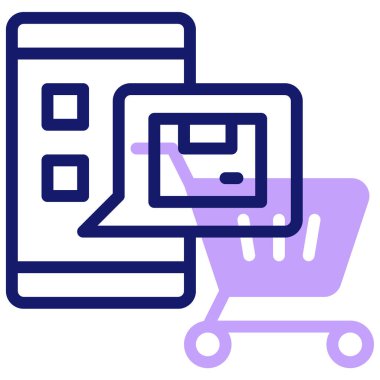 mobil uygulama simgesi, vektör illüstrasyonu basit tasarım