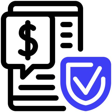 ödeme kavramı simgesi, vektör illüstrasyonu basit tasarım