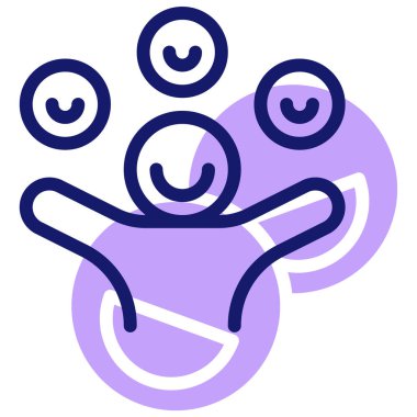 komik yüz simgesi, vektör illüstrasyonu basit tasarım