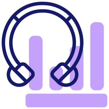 Kulaklık simgesi basit tasarım