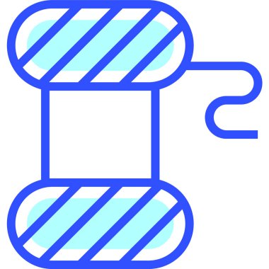 Yün modern simge, vektör illüstrasyonu