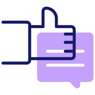 Geri besleme simgesi vektör illüstrasyonu