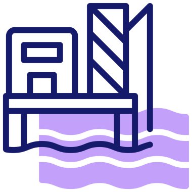 Su. Web simgesi basit illüstrasyon