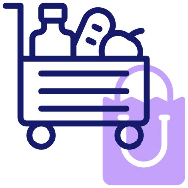 Tramvay. Web simgesi basit illüstrasyon 