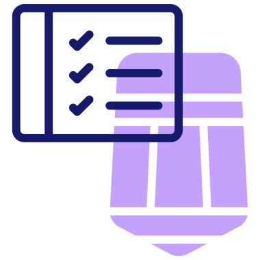 listeleme web simgesi basit illüstrasyon