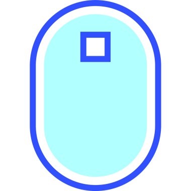 Bilgisayar faresi. Web simgesi basit illüstrasyon