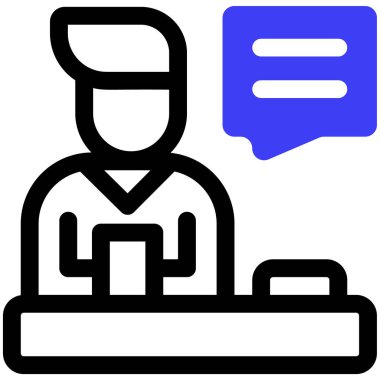 Haberler. Web simgesi basit illüstrasyon