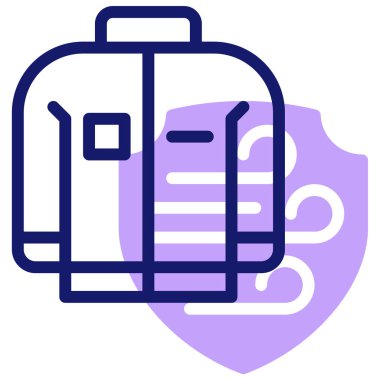 Ceket web simgesi basit tasarım