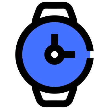 Saat. Web simgesi basit illüstrasyon 