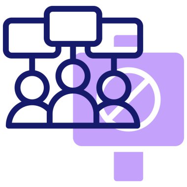 hiyerarşi. Web simgesi basit illüstrasyon