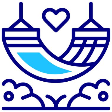 Kalp. Web simgesi basit illüstrasyon