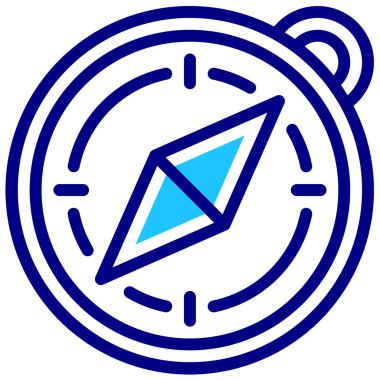 Pusula. Web simgesi basit illüstrasyon 