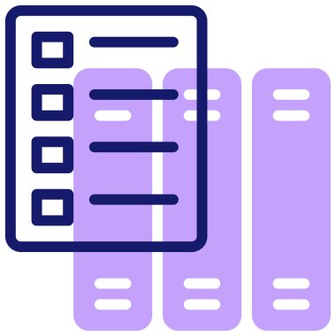 dosya düz renkli vektör illüstrasyonu