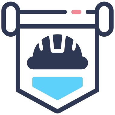 bayrak ikonu vektör illüstrasyonu