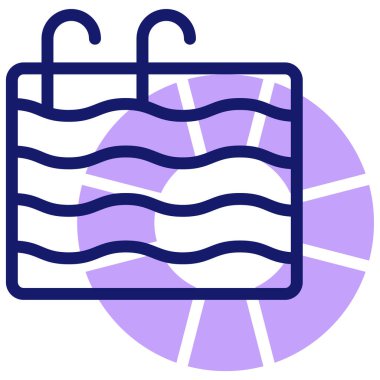 Kumsal. Web simgesi basit illüstrasyon