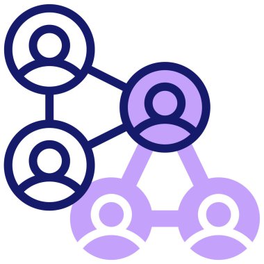 Bağlantının vektör illüstrasyonu modern simge