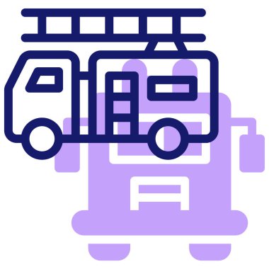 kamyon web simgesi basit tasarım