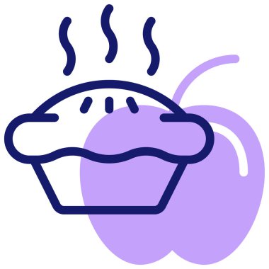 Turta ikonu. Web simgesi basit illüstrasyon 