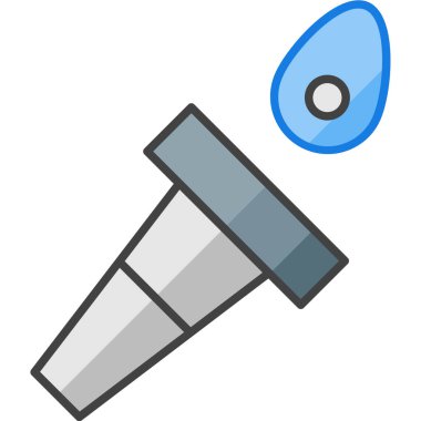 meşale web simgesi basit tasarım