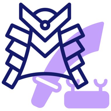 Kılıç. Web simgesi basit illüstrasyon