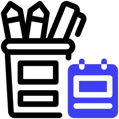 kırtasiye web simgesi, basit tasarım