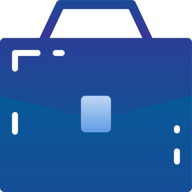 çanta simgesi, vektör illüstrasyonu basit tasarım