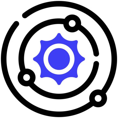 Güneş Sistemi. Basit resimleme