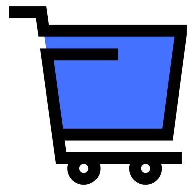 Alışveriş arabası. Basit tasarım