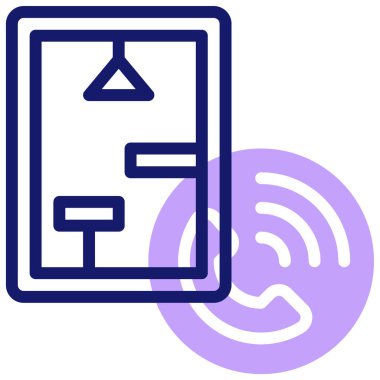 Cep telefonu. Basit resimleme