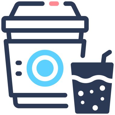 Paket servis. Web simgesi basit illüstrasyon