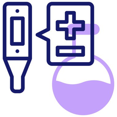 Deneme. Web simgesi basit illüstrasyon 