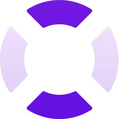 destek web simgesi, basit illüstrasyon